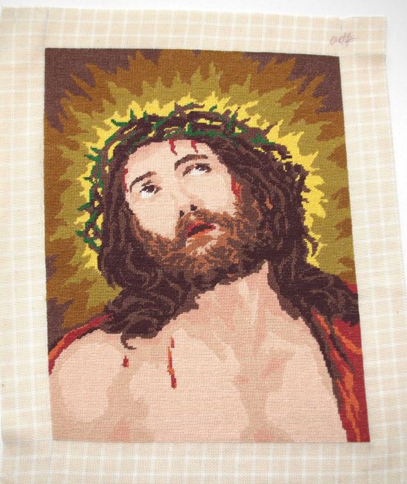 Goblen religios cusut dupa diagrama