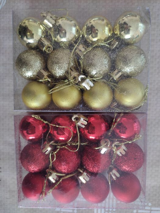 Игрушки елочные шарики