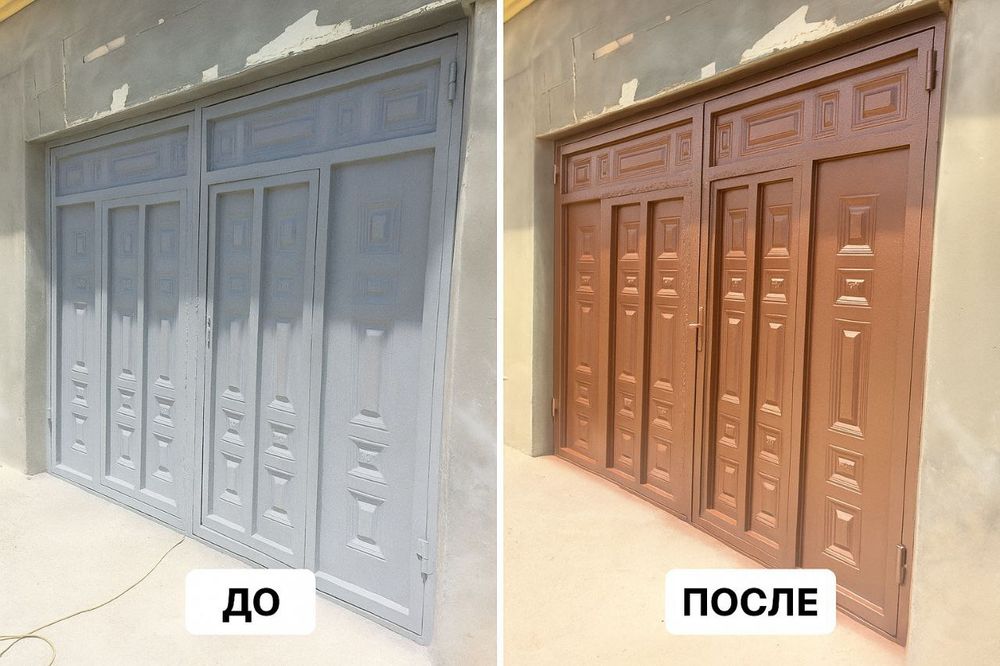 Дарвоза краска Покраска ворот