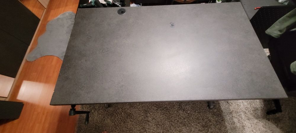 Birou reglabil pe înălțime manual 130x75