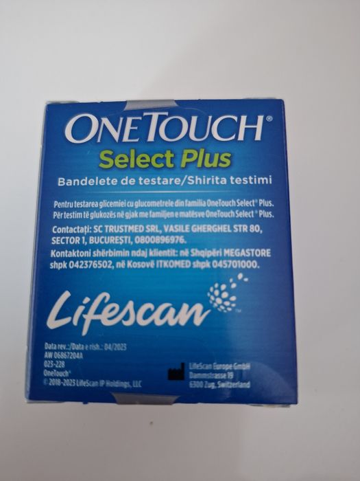 Teste glicemie One Touch Select Plus