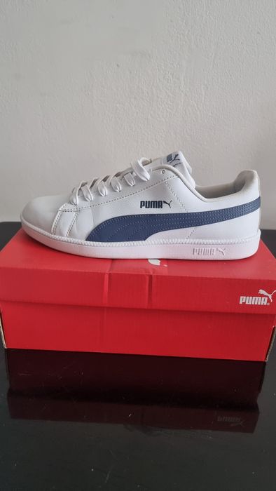 Adidasi Puma white iky blue 42