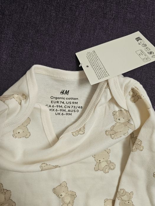 Body bebelusi H&M, nou, 6-9 luni
