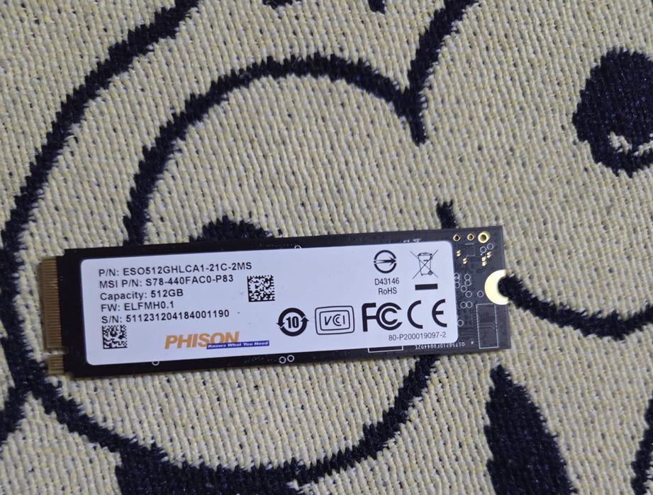 Ssd 512gb m2 В отличном состоянии
