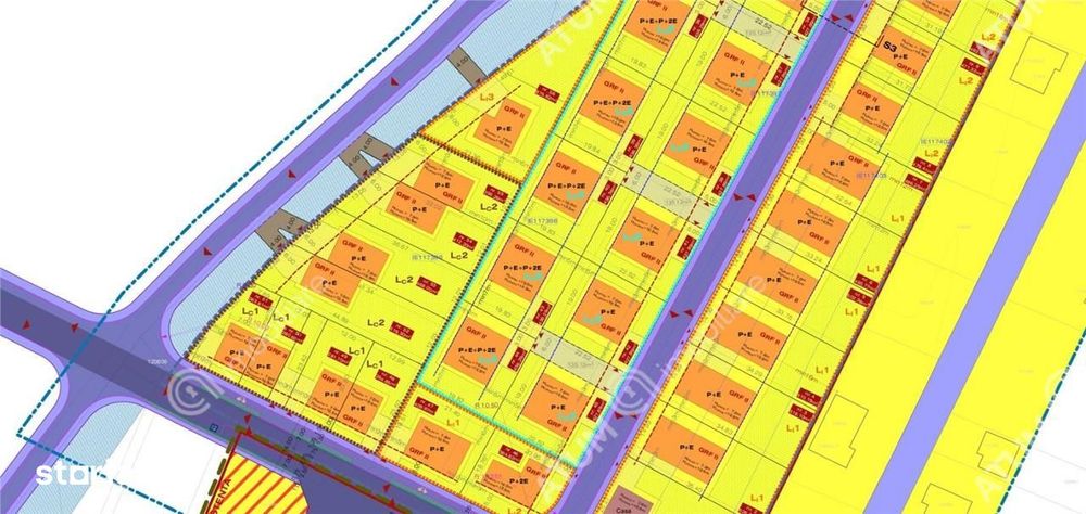 Teren intravilan de 543 mp cu PUZ constructie duplex in Cristian