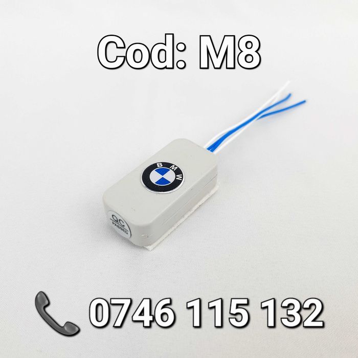 Modul Plasă Scaun BMW-Pt 3Fire-Senzor Ocupare Scaun Pasager-Anulare Eroare Airbag-Gata de Montaj sau Doar Modul-E90 E91 E87 E81 E60 E65 X1 X3 X5 X6-M8