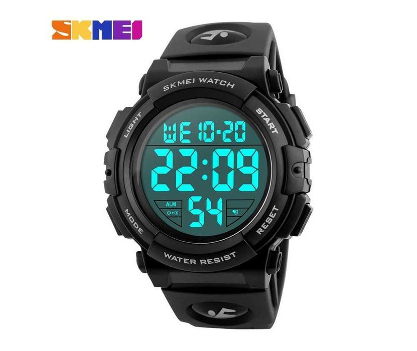 Солиден водоустойчив мъжки спортен часовник SKMEI кварц LED 1025 1258