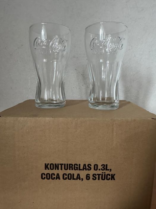 Vând set pahare Coca Cola  0,2 0,3 0,4l