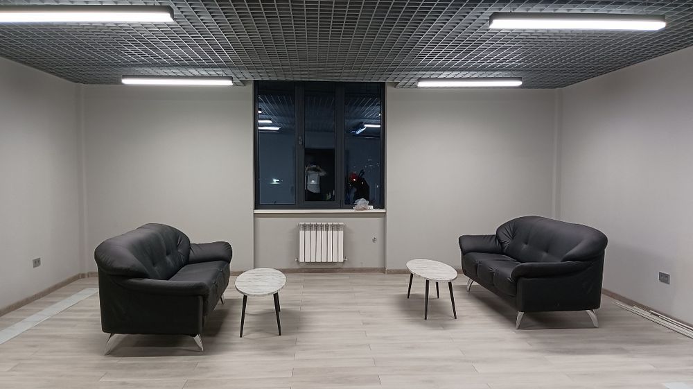 Установка подвесных потолков