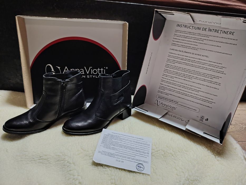 Ghete piele naturala superioara ,noi, 37