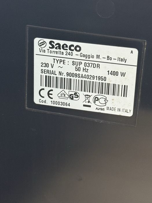 Кафемашина Saeco Syntia Type:SUP 037DR