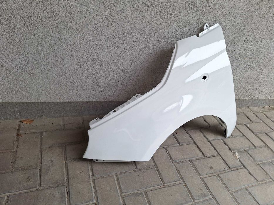 Aripa Fata Stanga Fiat 500 An 2007-2015 Vopsita Alb