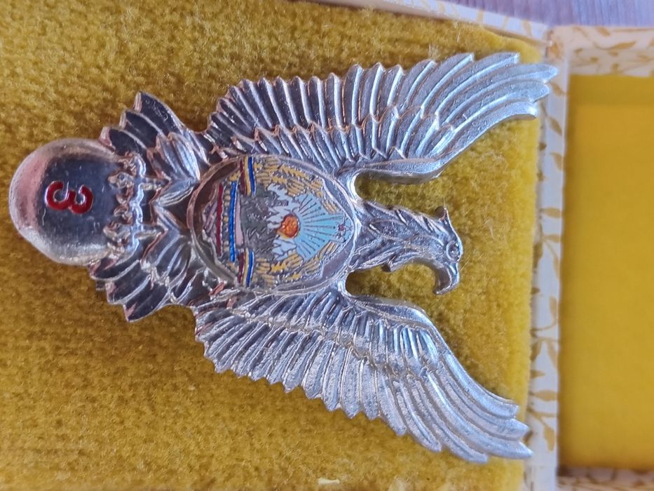 Insigna Pilot Militar Clasa 3 RSR - Cu Cutie Originala