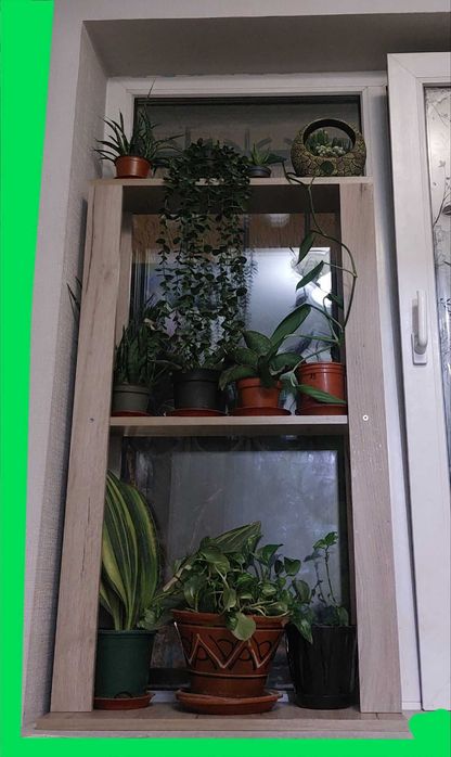 Полка стойка для цветов на подоконник