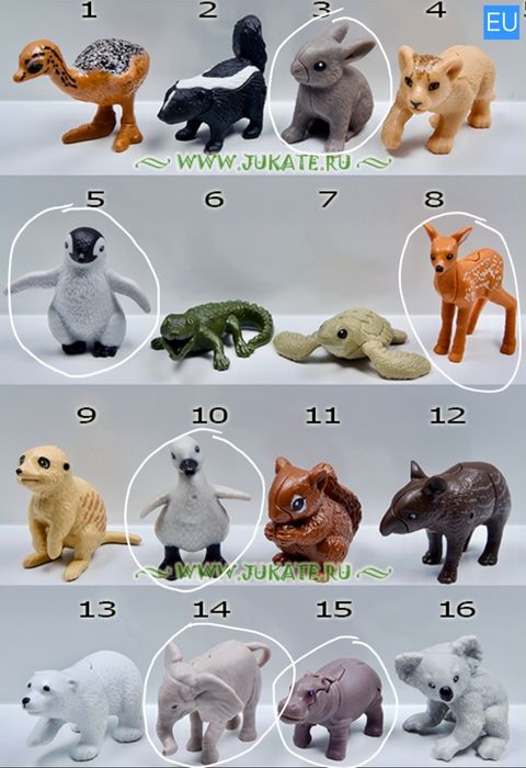 Игрушки из киндеров