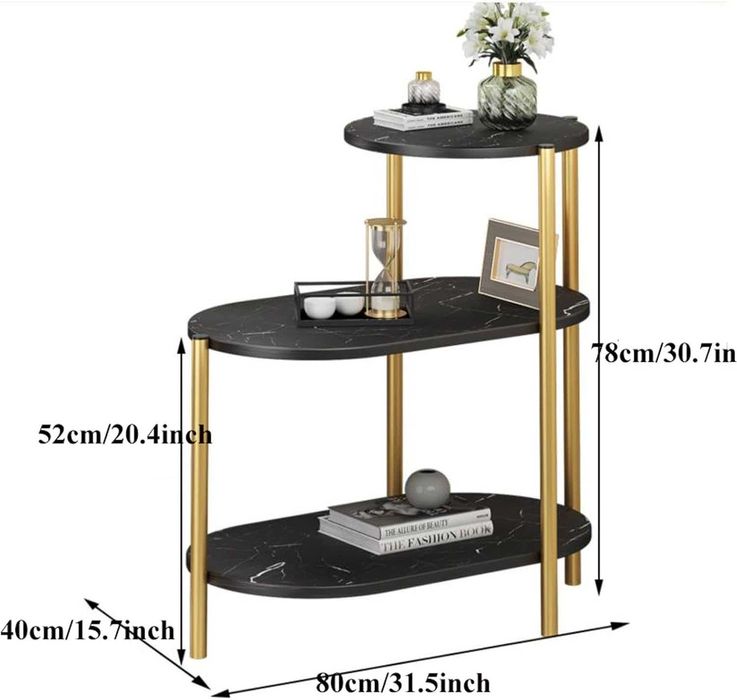 Приставной столик Овальный приставной столик