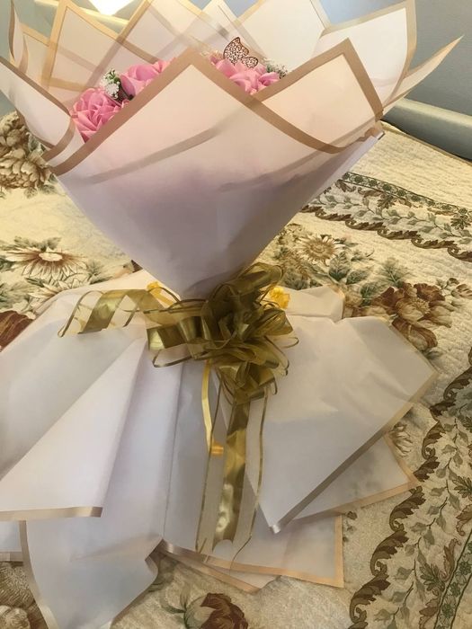 Букет из ленты 19 шт