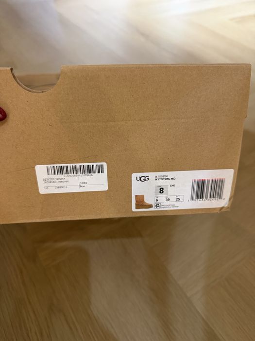 Cizme UGG Cityfunc Mid, originale, culoare maro camel.