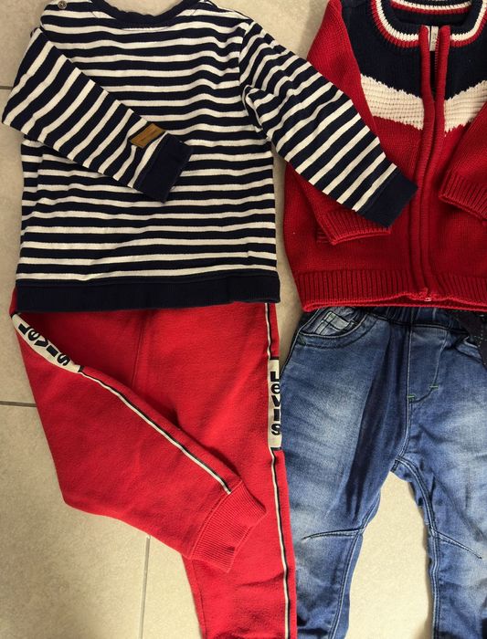 Lot hainute marimea 80 Levis, Adidas, Orchestra