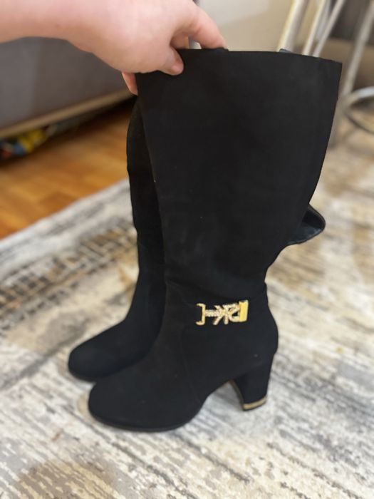 Продам сапоги весна осень замша 36 р