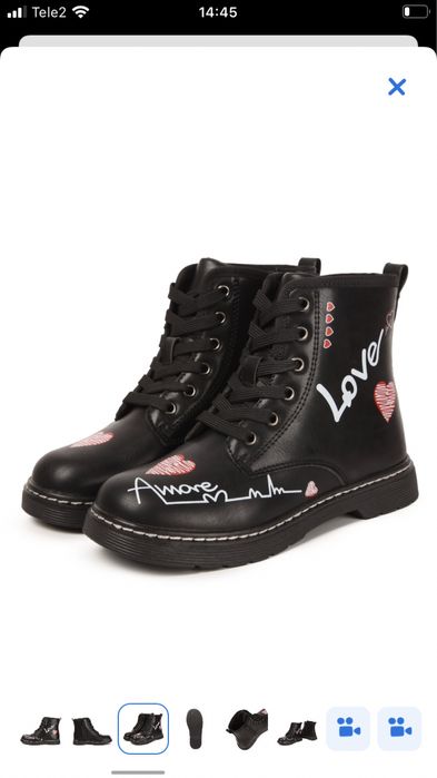 Стильные ботинки весна. 32 размер. Новое состояние.