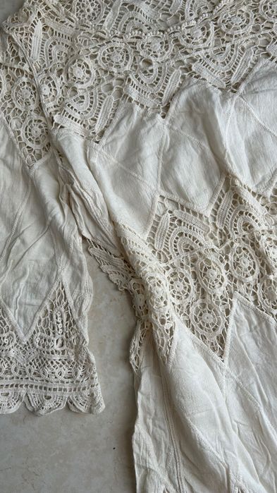 Дамска дантелена плажна рокля