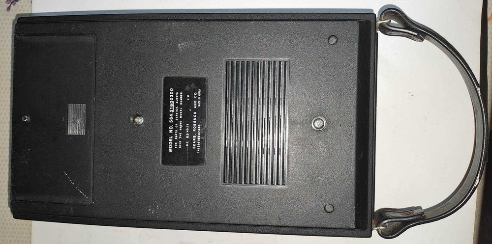 Vand casetofon portabil functional vechi, SEARS 564, made Korea