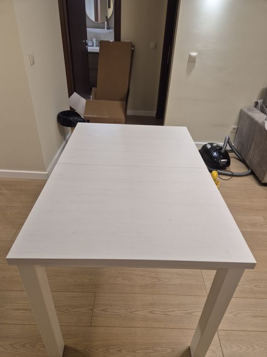 Masa + 4 Scaune culoare Alb