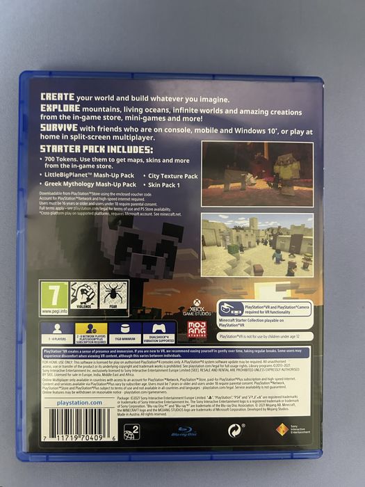 Joc minecraft pentru ps4
