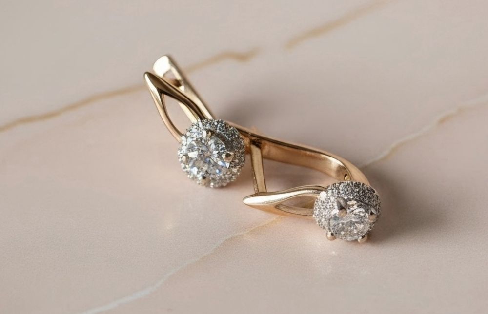 Продам серьги  в классическом стиле