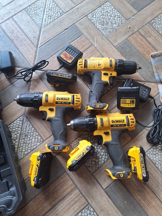 Trei Filetante Dewalt 12 v