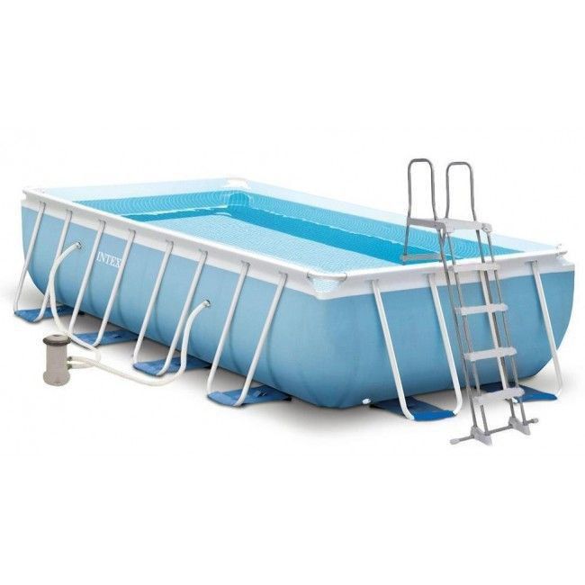 Intex бассейн 400х200х1 метр каркасный