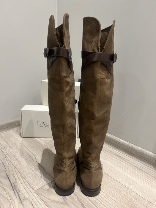 Дамски ботуши естествена кожа  39-40 номер