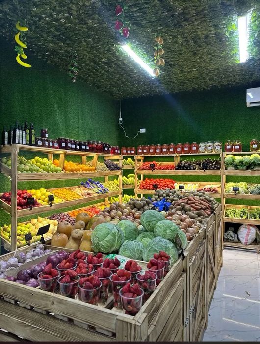 Овощные полки. Стеллажи.