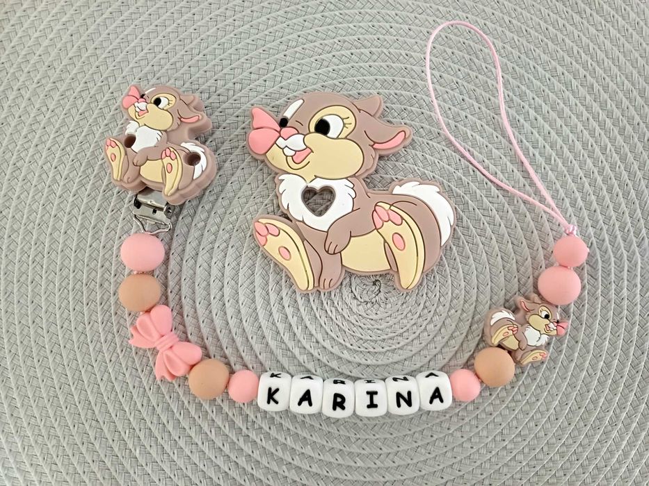 Lănțisoar suzeta din silicon