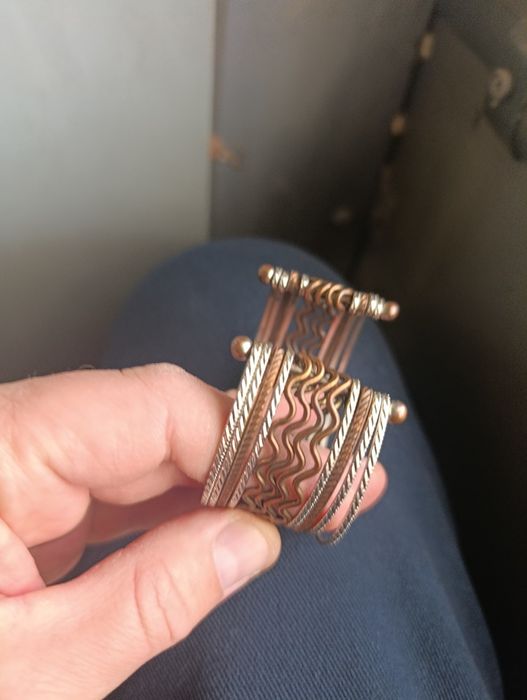 Редкий медный браслет