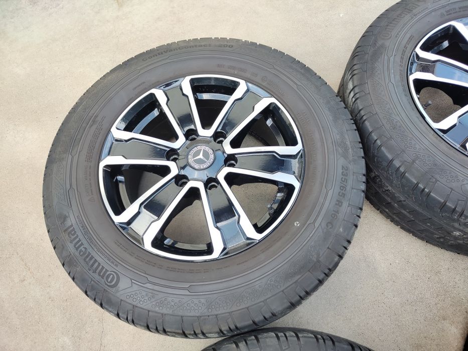 16 5x130 Mercedes Sprinter Vw Crafter лети джанти 6х130 спринтер крафтер 235 /65/16 Continental летни