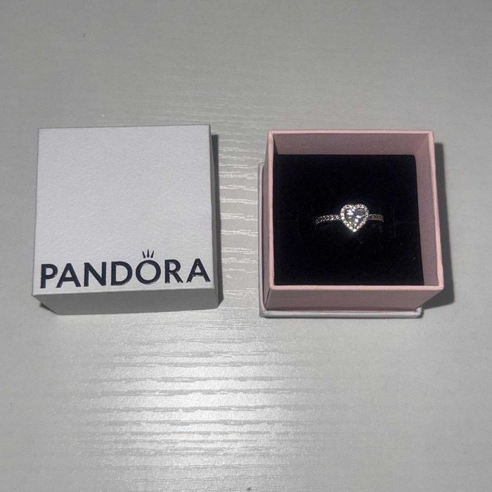 Inel Pandora Inimă Argintie - Argint 925, in cutie