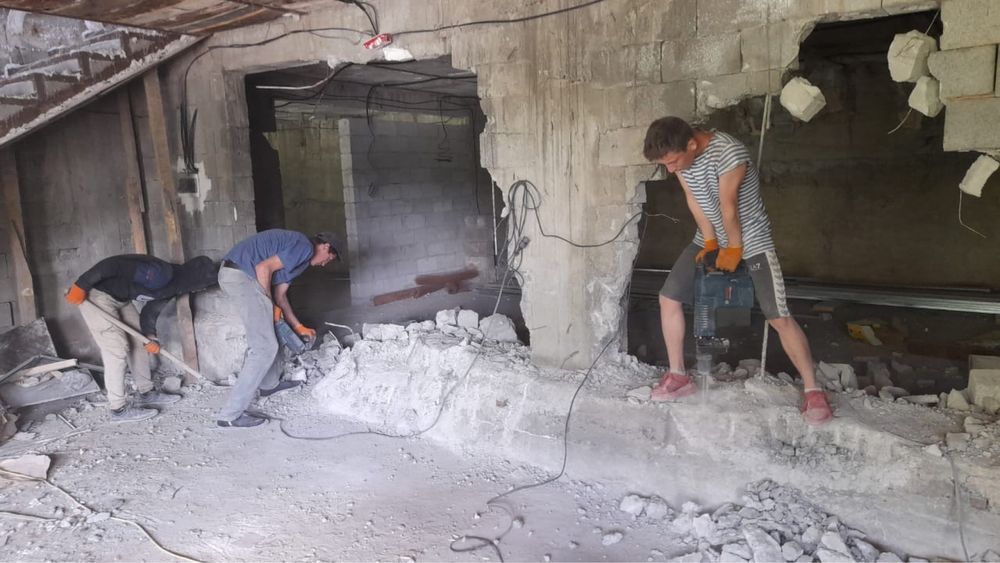 Демонтаж разрушение