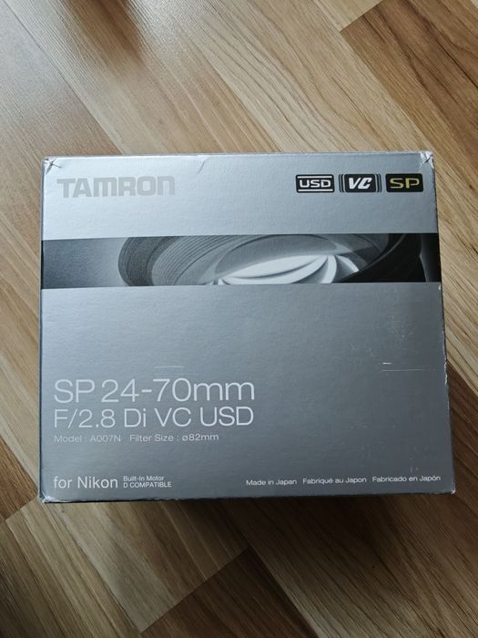 Tamron SP 24-70mm F/f2.8 DI VC USD, ca nou, filtru uv B+W Professional