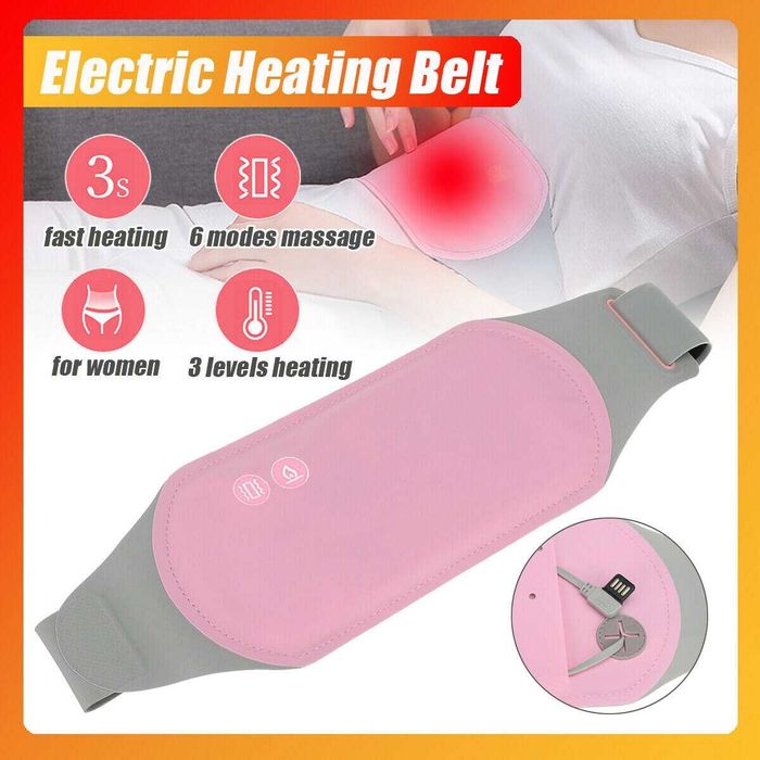 Масажиращ и загряващ колан за менстурални болки WPB 01