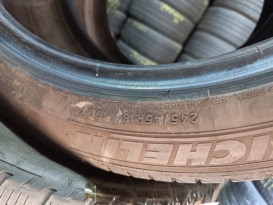 Anvelope vara 245 45 18 Michelin runflat 2023 6.7mm