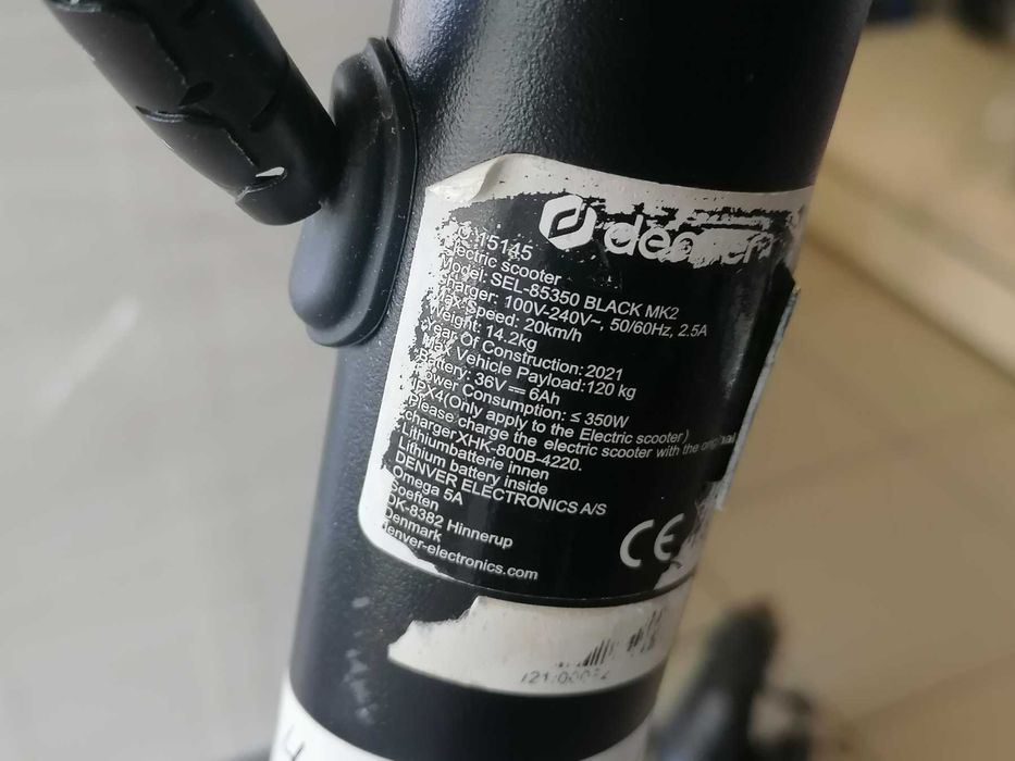 Електрическа тротинетка Denver SEL-85350 MK2