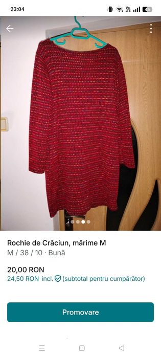 Rochie mărime M, mai groasa