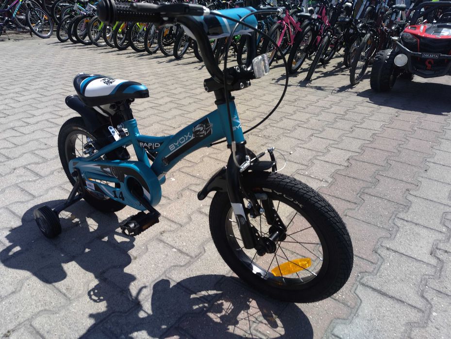 BYOX Велосипед 14" RAPID син