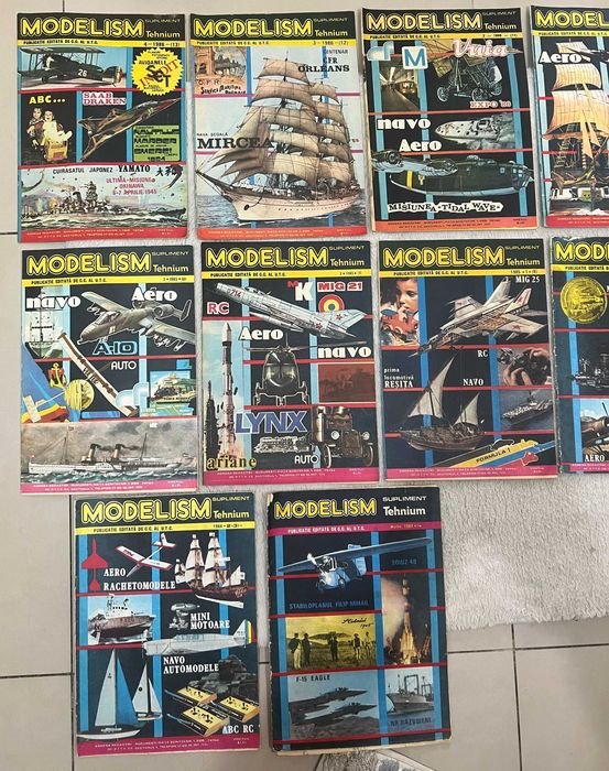 Lot 48 reviste Modelism anii 80 90 colectie
