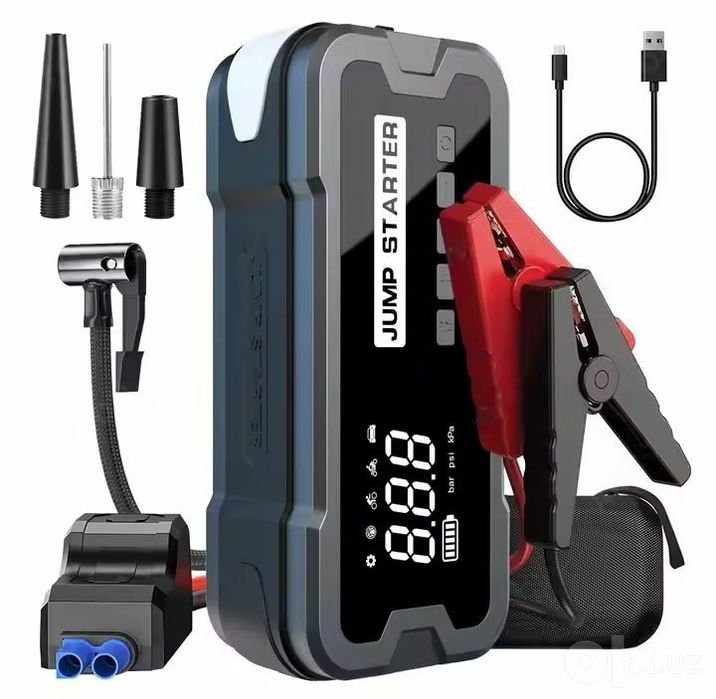 Повербанк бустер jump starter пуско-зарядное устройство  powerbank