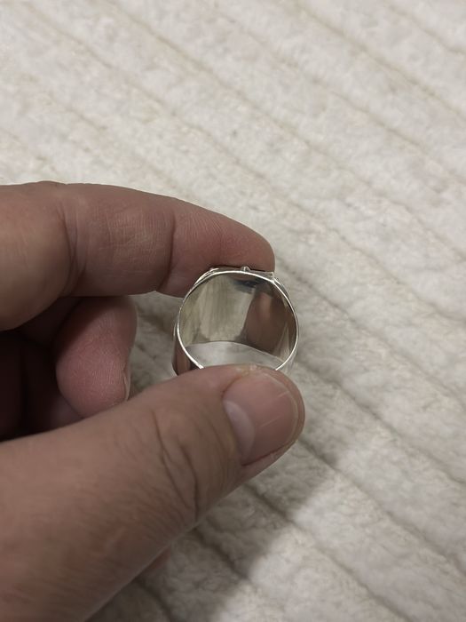 Кольцо из чистого серебра