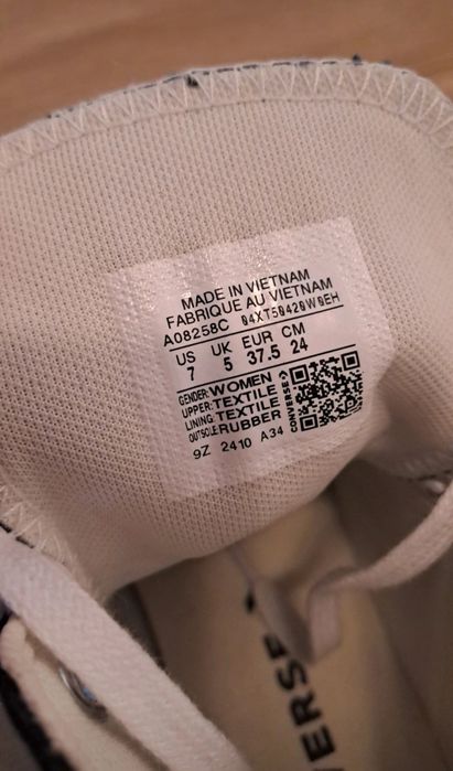 Adidasi Converse platforma marimea 37.5