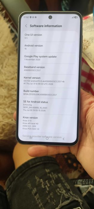 Samsung A56 256GB 8 RAM Като нов !
